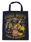 Baumwolltasche Tasche Stofftasche mit Motivdruck Feuerwehr Fire Dept 12386