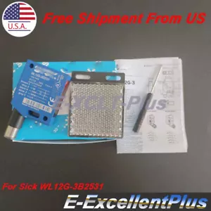 New For Sick WL12G-3B2531 WL12G3B2531 10-30VDC NPN/PNP Photoelectric Sensor US - Picture 1 of 5