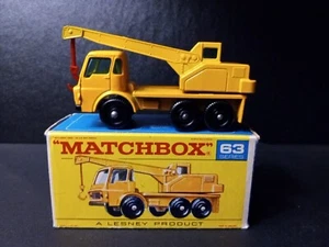 Matchbox #63C Dodge Crane Truck 1968 In Original F1 Script Box - Picture 1 of 17