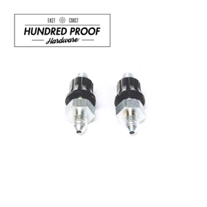HUNDRED PROOF BRAKE TUCK -3AN BULKHEAD FITTINGS Honda Civic / Acura Integra BLK - Bild 1 von 2