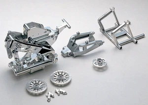 Kyosho Main FRAME SET CHROME For HOR RC Bike #GPW13C - Picture 1 of 3