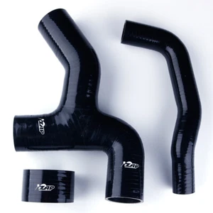 Manguera turbo intercooler de silicona negra para tubo Subaru WRX GDB VER 7 8 9 00-06 Y - Imagen 1 de 10