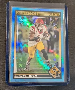 Marshawn Lloyd RC 2024 Score football Blue Stars parallel #391 Packers #d /399 - Picture 1 of 2