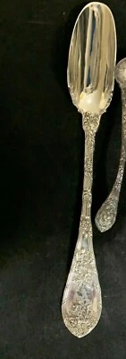 1 cucharada de queso macizo Durgin Dauphin Sterling súper forma súper pesada 8 " Foto 1 de 2