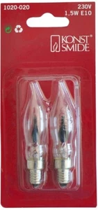 Konstsmide 1020-020 Lampadine a fiamma sfarfallio ricambi ufficiali, 230 V 1,5 W - Confezione da... - Foto 1 di 1