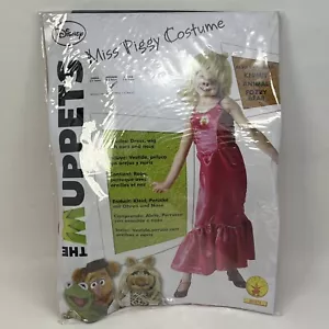 Miss Piggy Los Muppets Disney Vestido Elegante Niña Niños Halloween Disfraz 5-6 Años - Imagen 1 de 6