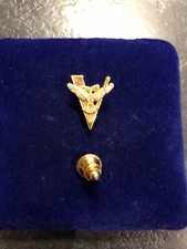 WW2 British Allied Victory Gold Plated Lapel Pin Badge