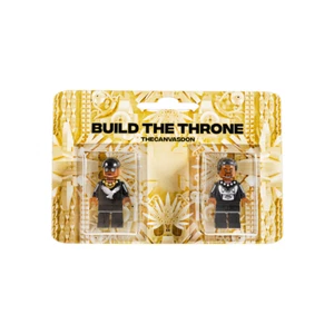 The CanvasDon Kanye West Jay-Z Build the Throne LEGO Mini Figure Limited Edition - Picture 1 of 1