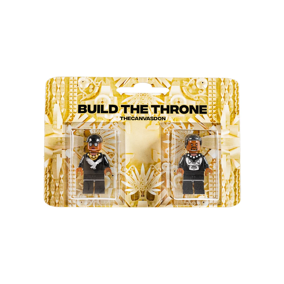 The CanvasDon Kanye West Jay-Z Build the Throne LEGO Mini Figure Limited Edition - Image 1 of 1