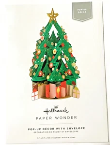 Paper Wonder Christmas Pop-Up Card Jumbo Christmas Tree XL Table Top Size - Picture 1 of 3
