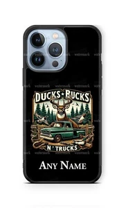 Ducks Deer Bucks Hunting and Trucks Phone Case fits iPhone Samsung google gift - Picture 1 of 11