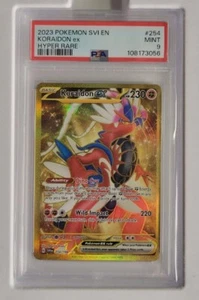 Koraidon ex #254 PSA 9 Englisch Pokemon Hyper Rare Karte - Bild 1 von 2