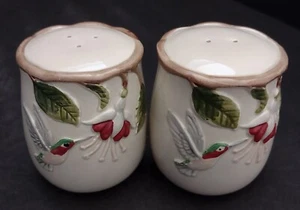 Salz und Pfeffer Otagiri Kolibri handbemalt Vintage - Bild 1 von 4