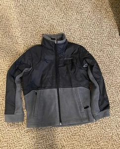 Columbia Full Zip Youth Unisex Jacket Long Sleeve Solid Black Size XS 6/7 - Picture 1 of 4