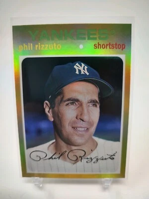 2012 Topps Archives Gold Foil Phil Rizzuto #96 New York Yankees BUF - Image 1 of 2
