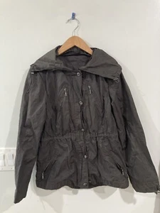 Kenneth Cole Black Rain Coat Size Medium - Picture 1 of 3