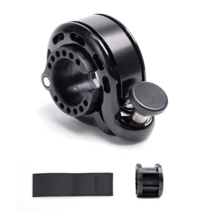 RAVEMEN Q2 Bicicleta Campana Bicicleta Anillo Bocina 110db Sonido Claro Para Seguimiento AirTag NUEVO - Imagen 1 de 5