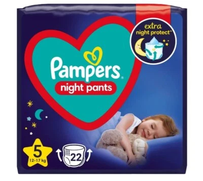 8006540234730 Pampers Night Pants Windeln 12-17kg, Größe 5-JUNIOR, 22 St. Pamper