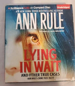 "Lying in Wait" by Ann Rule, true crime audio book on 5 CD's - Picture 1 of 2