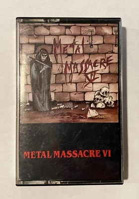Metal Massacre VI Cassette Tape WOW! 1985. Heavy Metal Bands From The 1980S. Foto 1 de 4