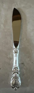 1 VINTAGE STERLING SILVER REED BARTON FRANCIS I  7" MASTER BUTTER KNIFE FISH - Picture 1 of 2