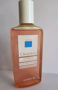 Avon CLEARSKIN Astringent Cleansing Lotion Sensitive Skin 8fl.oz Acne Clearing - Picture 1 of 2