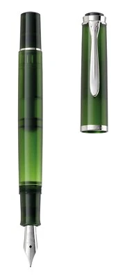 Pluma Estilográfica Pelikan Classic M205 Olivino - M Plumín Verde Foto 1 de 3
