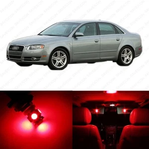 21 x Paquete de luces interiores LED rojas para Audi A4 S4 B6 2002-2008 sedán + herramienta - Imagen 1 de 7