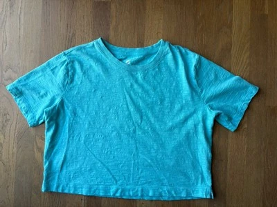 Lou & Grey Slub Cotton Short Sleeve Tshirt Womens Medium Boxy Tee - Image 1 of 4