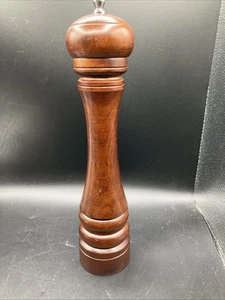 Mr. Dudley by Grundy MCM Wood Pepper Mill Grinder 12" Tall - Bild 1 von 4