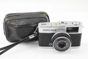 Vintage Olympus Trip 35 Compact Film Camera Working w/ D. Zuiko 40mm F/2.8 Lens - Picture 1 of 4
