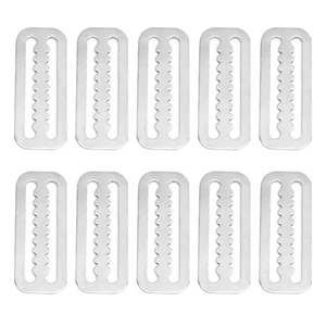 10 Pezzi 2--Cinghie Immersioni-Fermapesi Scorrevole-Morsetti Porta Pesi con Denti per 6462 - Foto 1 di 7