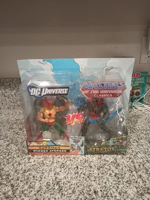 Hawkman Vs. Stratos DC Universe / MOTU Classics Mattel (2010) Paquete de 2 SELLADOS Foto 1 de 2