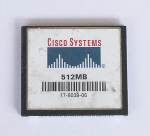 1x Cisco Systems CF Card Compact Flash Memory Card  512MB Used #114 - Picture 1 of 4