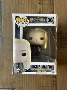 Funko POP! Harry Potter Lucius Malfoy #36 Vinyl Figure In Hand Vaulted Rare - Picture 1 of 6