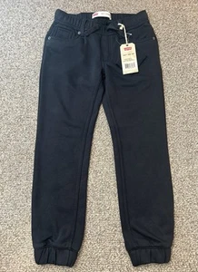 Levi’s Knit Joggers Youth Boys S Black Sweatpants Drawstring Pull On - Picture 1 of 5