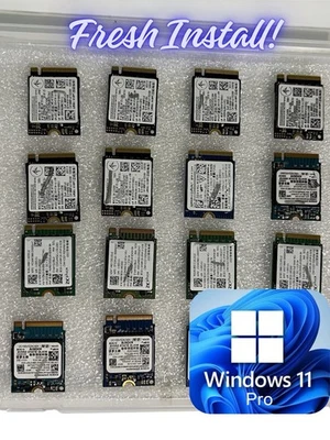 M.2 NVME SSD 2230 с Windows 11-Pro свежая установка, 256 GB 💯% протестирован и работает ✅ - Изображение 1 из 4