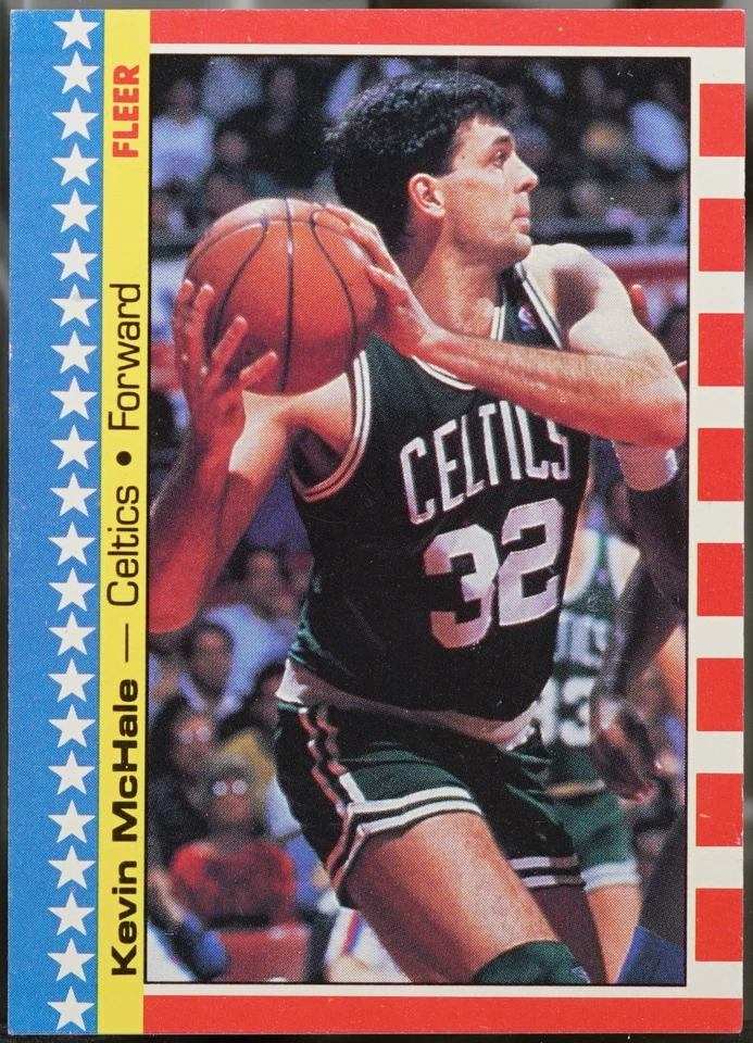1987-88 Fleer - Pegatinas Baloncesto Kevin McHale #5 EX Foto 1 de 1