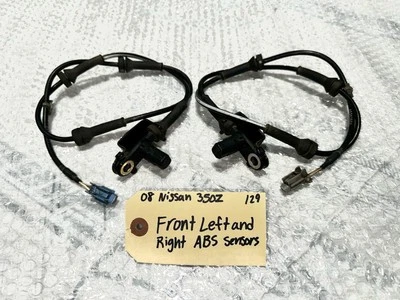Par de sensores de freno delanteros ABS Nissan 350Z 2003-2008 delantero izquierdo y derecho OEM Foto 1 de 4