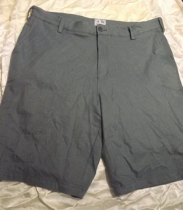 Adidas Golf 10" Flat Front Shorts Herren 33 grau Climalite Freizeit leicht - Bild 1 von 7