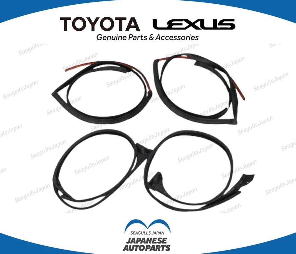 TOYOTA OEM Crip SET LEXUS LS430 CELSIOR Front Door Upper Rear Door Weatherstrip - Изображение 1 из 1