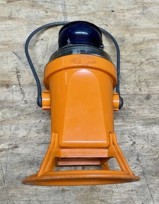 Linterna azul intermitente transistorizada de ferrocarril Starlite 215-TL NWP de colección sin probar Foto 1 de 4