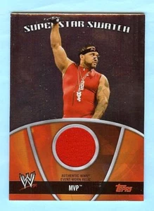 2010 TOPPS WWE "SUPERSTAR SWATCH" MVP SHIRT RELIC - Picture 1 of 1
