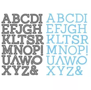 Letter Metal Cutting Dies Scrapbooking Embossing Stencil Craft Die Card Making - Picture 1 of 5