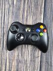 Microsoft Xbox 360 Black Wireless Controller Authentic OEM TESTED #3