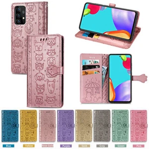 For Samsung Galaxy A13/A51/A53/A33/A52/A32 5G Magnetic Leather Flip Wallet Case - Picture 1 of 76