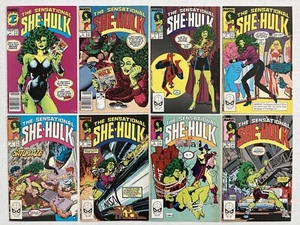 SENSATIONAL SHE-HULK 1 2 3 4 5 6 9-10 1989 RUN NEWSSTAND BYRNE NM ORIGINAL OWNER - Picture 1 of 12