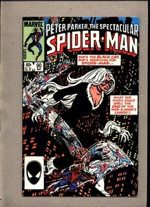 PETER PARKER, THE SPECTACULAR SPIDER-MAN #90_MAY 1984_VERY FINE MINUS_AVENGERS! - Picture 1 of 2