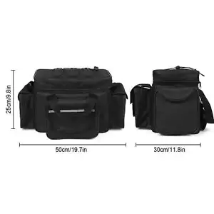 Large Capacity Fishing Tackle Bag Waterproof Fishing Tackle Storage Bag Case Out - Picture 1 of 3