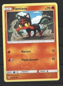 Carte Pokemon Flamiaou PV70 24/149 soleil et lune Fr. neuve - Zdjęcie 1 z 1